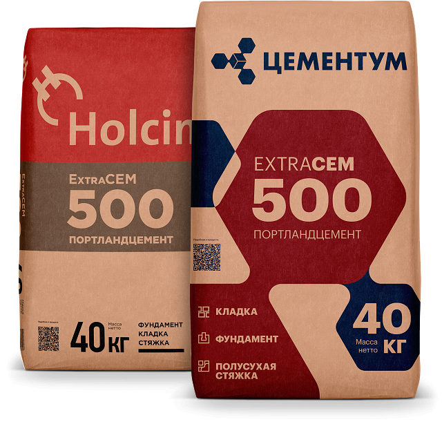 Цемент Цементум М500 ЦЕМ II/А-И 42.5 Н 40 кг