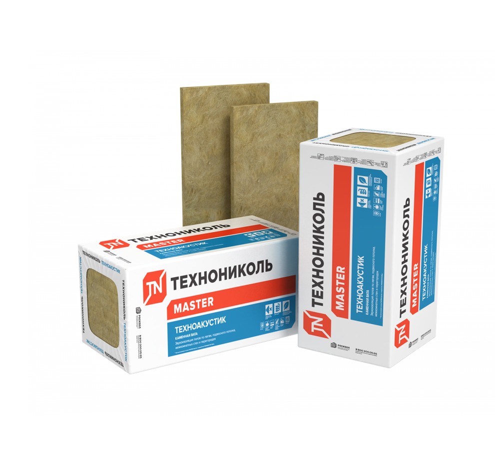 Утеплитель Технониколь Техноакустик П41 1200х600х50 12 шт. 8,64 м2