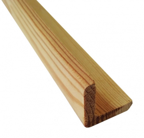 Уголок деревянный клееный 30х30 мм 2,5 м Гладкий