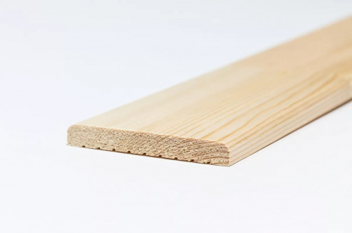 Наличник деревянный клееный 100 мм 2,2 м Гладкий