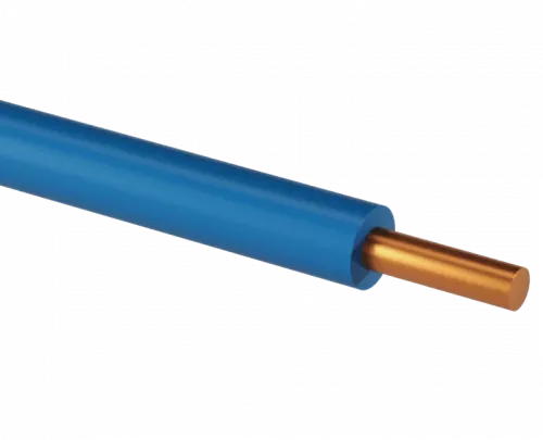 Кабель ПуВнг(A)-LS 1*6 синий (ГОСТ) Электрокабель НН