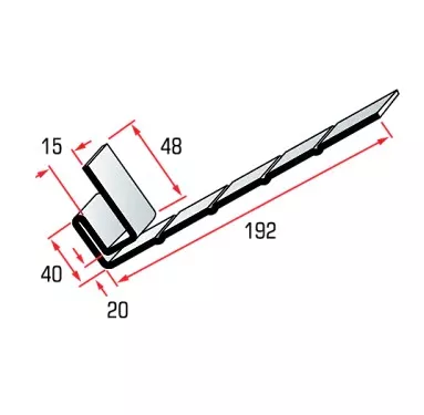 J-фаска Альта Профиль Т-08 3 м Коричневый