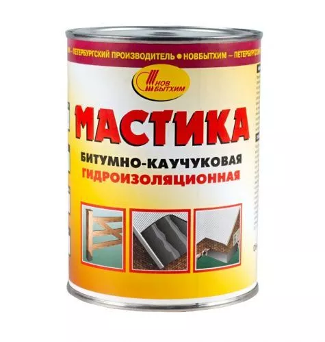 Мастика каучуко-битумная 1 л Новбытхим