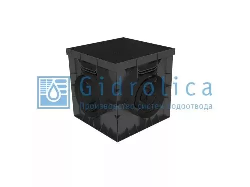 Дождеприемник пластиковый Gidrolica 300х300х300 мм 229