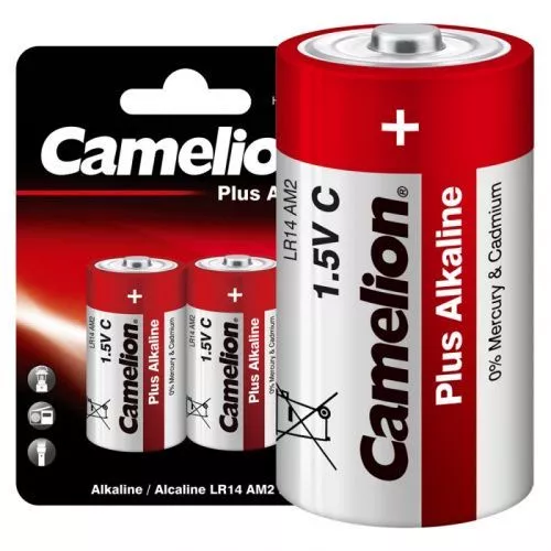 Батарейка Camelion Plus Alkaline LR14-BP2 BL-2