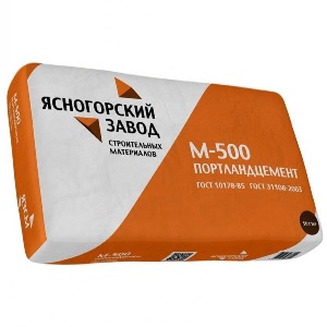 Цемент М500 ЯЗСМ Д0 ЦЕМ I 42,5Н 25 кг