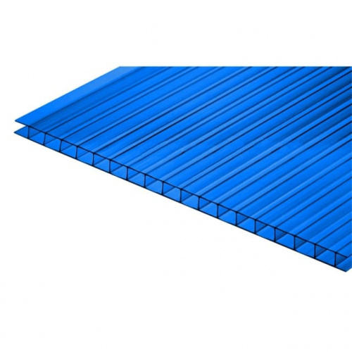 Сотовый поликарбонат 4 мм 2,1х6 м Синий 