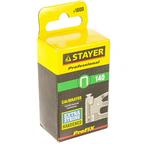 Скобы для степлера Stayer Profi тип 140 закаленные 8 мм 1000 шт 31610-08