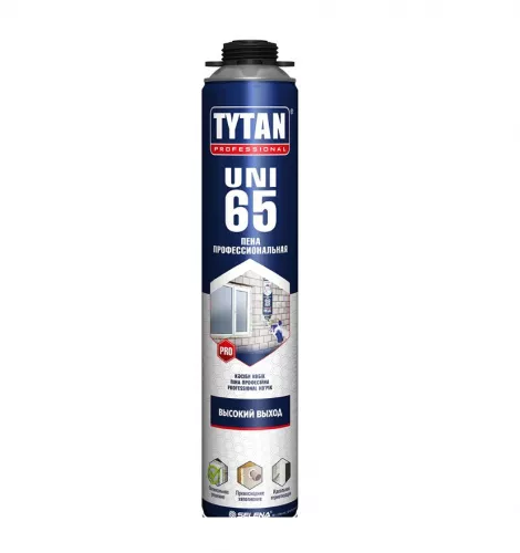 Пена монтажная профессиональная Tytan 65 Uni зимняя 750 мл