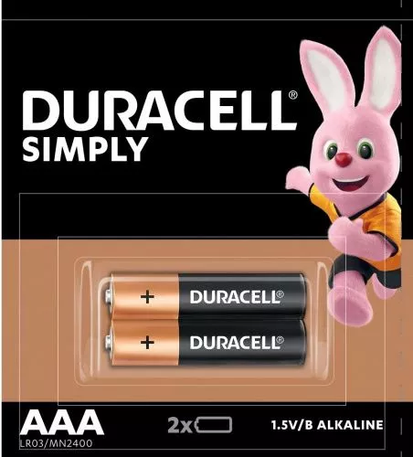 Батарейка Duracell Simply AAA (2 шт)