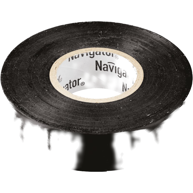 Изолента ПВХ 15мм х 10м черная Navigator