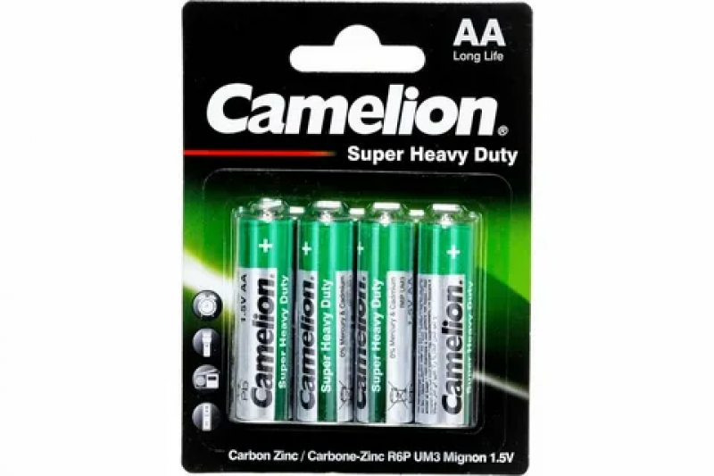 Батарейка Camelion R6P-BP4G BL-4