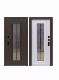 Дверь металлическая Термо Бергамо-2 960х2050 мм Правая