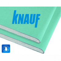 Гипсокартон Knauf влагостойкий 2500х1200х12,5 мм