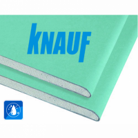 Гипсокартон Knauf влагостойкий 2500х1200х12,5 мм
