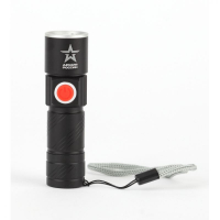 Светодиодный фонарь АРМИЯ РОССИИ MA-601 ручной Циркон аккумуляторный с регулировкой фокуса