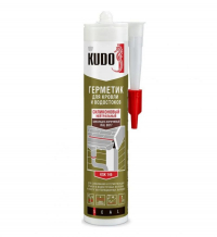 Герметик силиконовый для кровли Kudo KSK-146 280 мл Коричневый