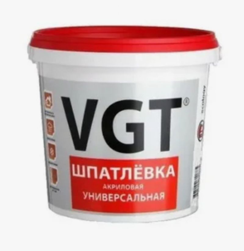 Шпатлевка акриловая для наружных и внутренних работ ВГТ 1,7 кг