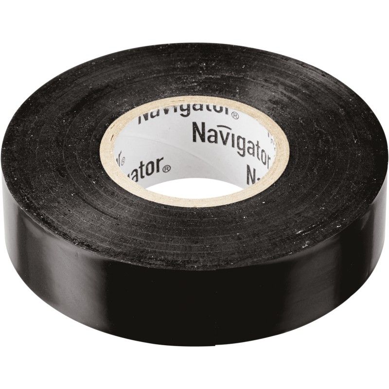 Изолента ПВХ 15мм х 10м черная Navigator