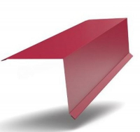 Планка торцевая 95х120х2000 мм RAL 3005 Красное вино