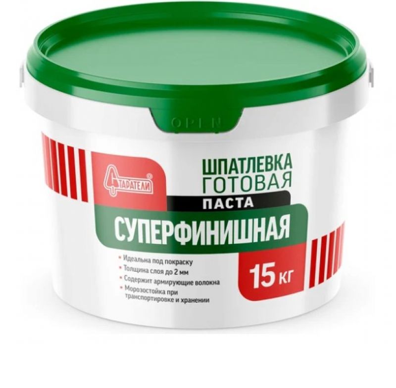 Шпатлевка суперфинишная Старатели паста 15 кг