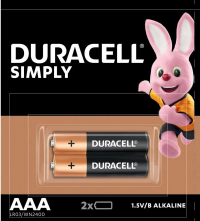 Батарейка Duracell Simply AAA (2 шт)