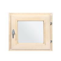 Окно банное хвоя со стеклом ВхШ 600х800 мм