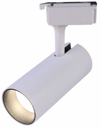 Трековый светильник однофазный ЭРА TR5-20 COB WH светодиодный 20Вт 4000К 1500Лм белый