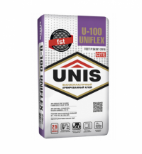 Клей для плитки Unis U-100 Uniflex 25 кг