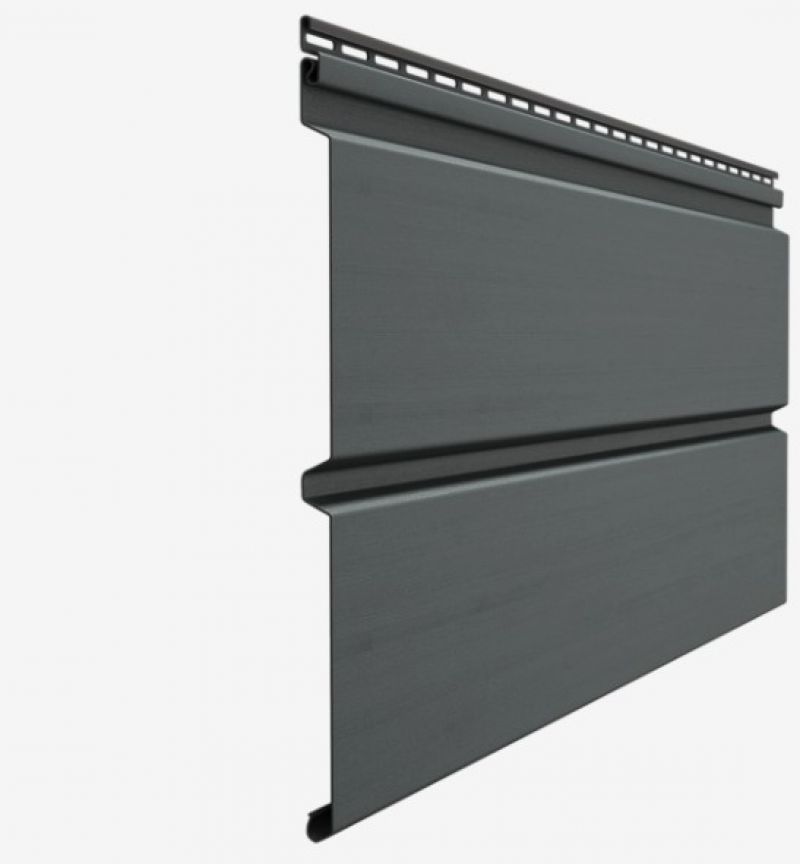 Сайдинг Docke Premium Брус D6S Графит 300х3600 мм