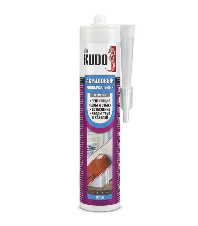 Герметик акриловый Kudo KSK-301 280 мл белый