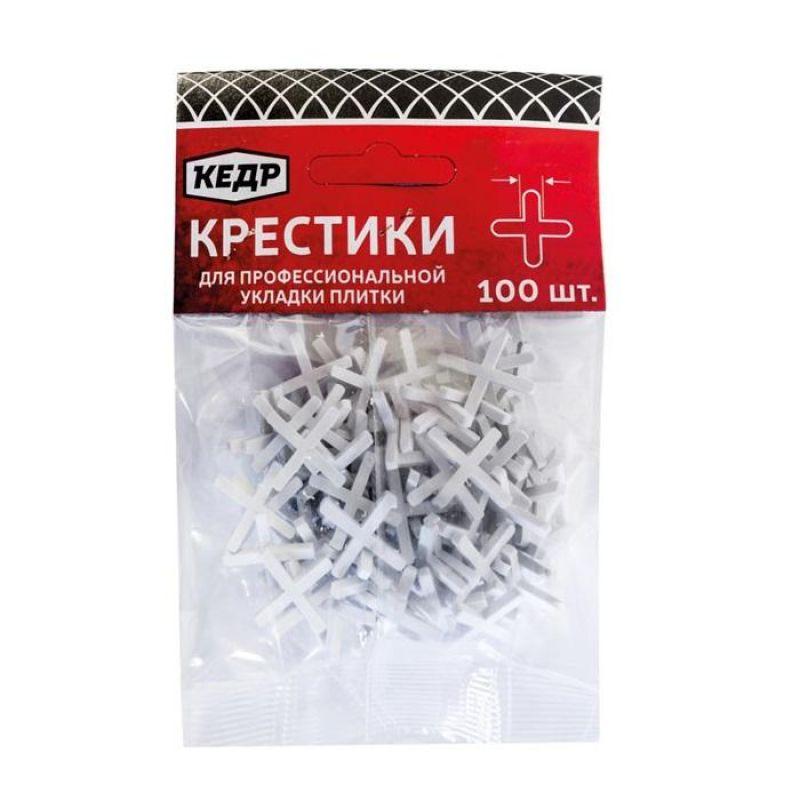 Крестики для плитки 1 мм 100 шт 