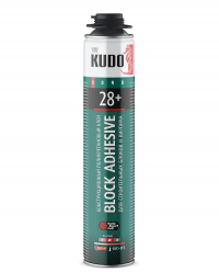 Клей для блоков пистолетный Kudo Proff 28+ 1000 мл