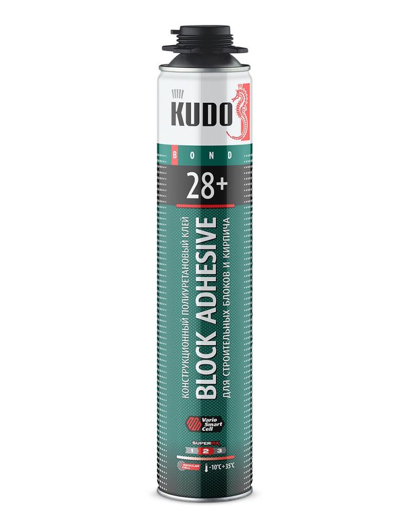 Клей для блоков пистолетный Kudo Proff 28+ 1000 мл