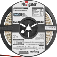 СД Лента Navigator 71 765 NLS-3528СW120-9.6-IP65-12V R5