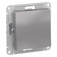 Механизм выключателя одноклавишного Systeme Electric Atlas Design алюминий