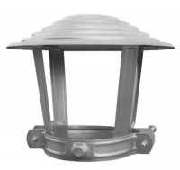 Зонтик вентиляции стальной оцинкованный ВС d100-140 мм 