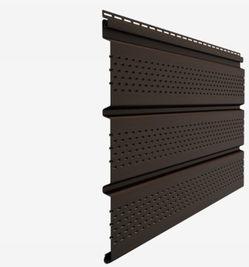 Софит Docke Standard Т4 305х3050 мм перфорированный Шоколад