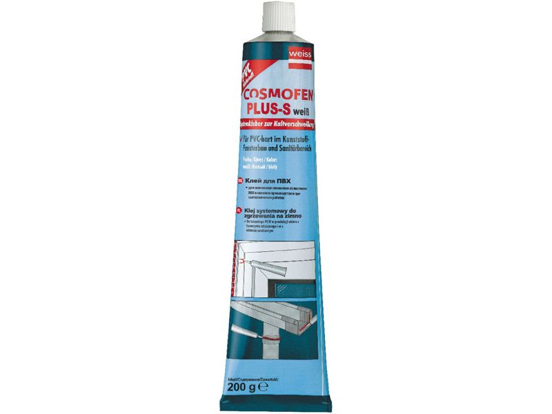 Клей Жидкий пластик Cosmofen Plus-S белый 200 г