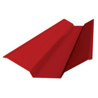 Ендова фигурная финская 2 м RAL 3005 Красная