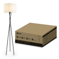 Торшер ASD/InHome ТНО 04-E27-NB 60W E27 беж/черный 375x375x1600