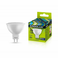 Лампа светодиодная Ergolux 7W MR16 4500K