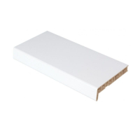 Подоконник пластиковый 400 мм 2 м Белый матовый