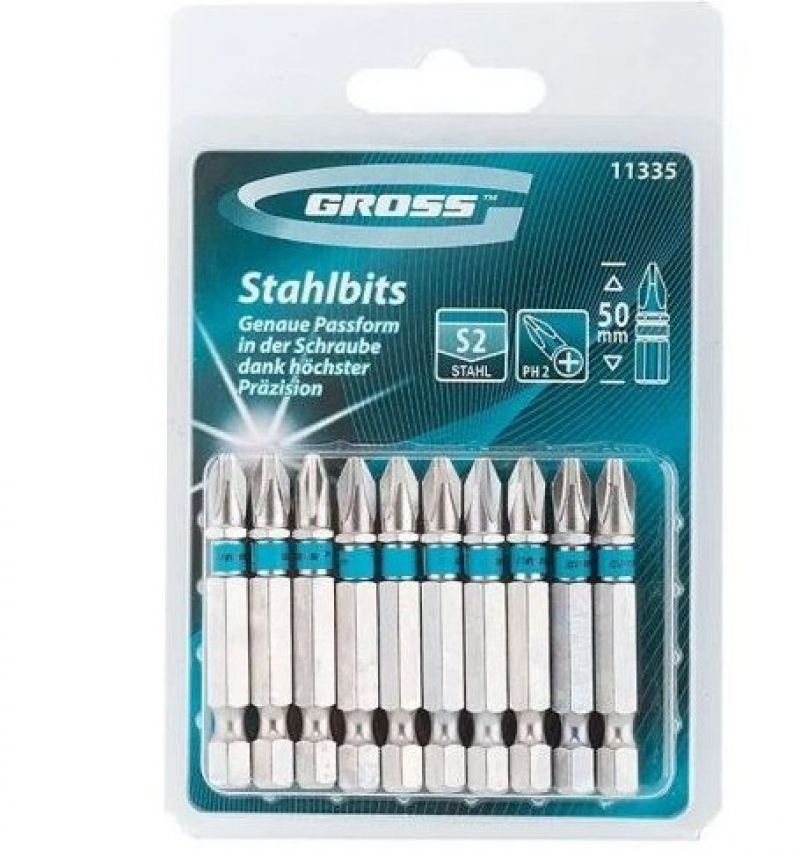 Бита PH2 50 мм Gross Stahlbits