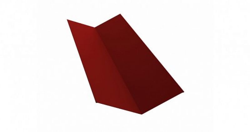 Ендова верхняя 150х150 мм 2 м RAL 3005 Красный