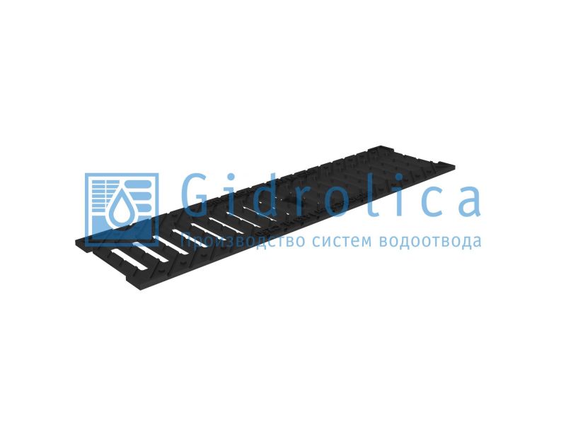 Решетка чугунная Gidrolica Standart 136х500 мм 506
