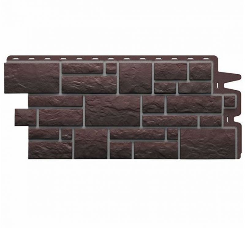 Панель фасадная Docke Burg Земляной 946х445 мм