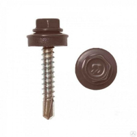 Саморез кровельный 51х4,8 мм RAL 8017 Шоколадно-коричневый