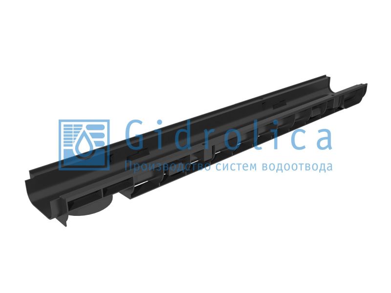 Лоток пластиковый Gidrolica Standart 146х63х1000 мм 805