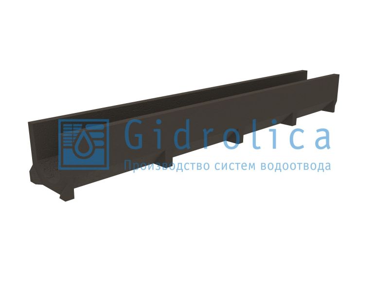 Лоток полимерпесчанный Gidrolica 140х130х1000 мм 705